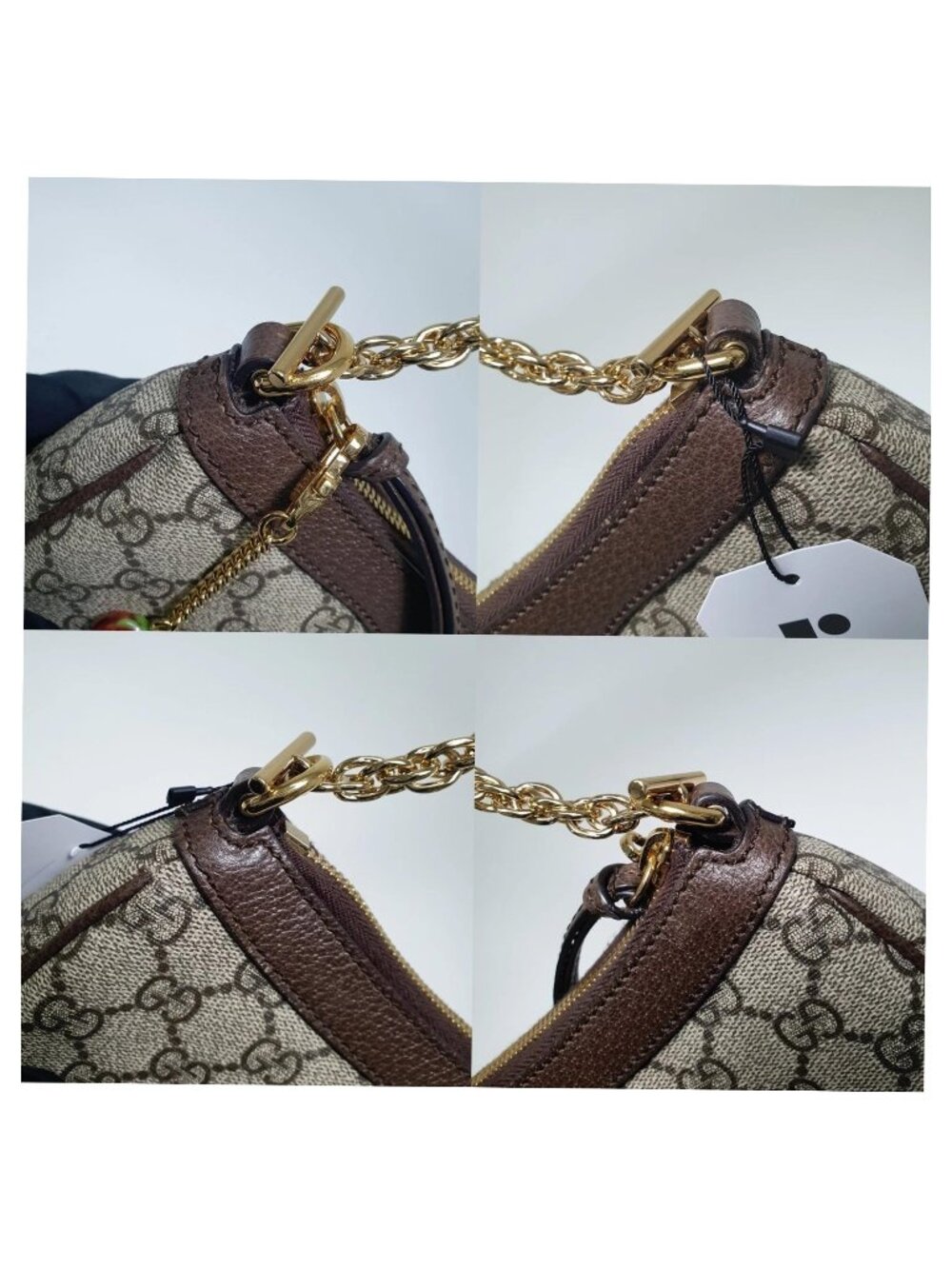 Authentic Gucci Ophidia GG Supreme Chain Shoulder Bag | Designer Pochette - Picture 8 of 12